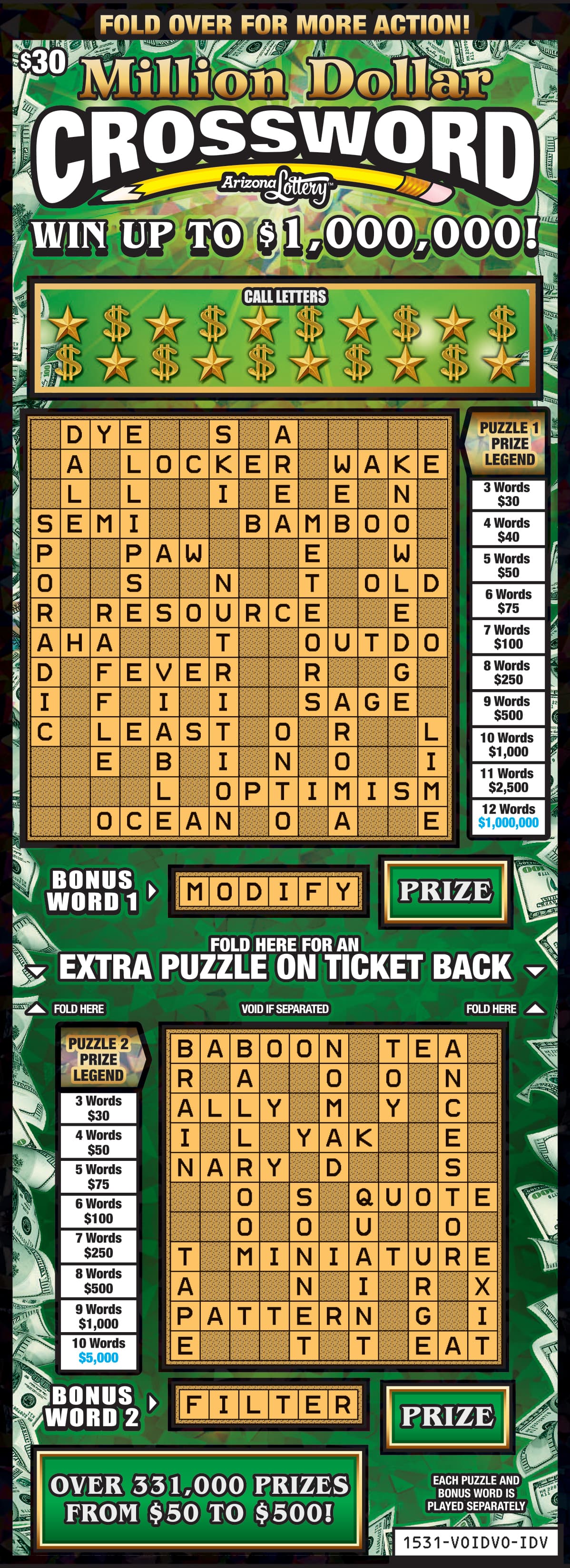 Million Dollar Crossword