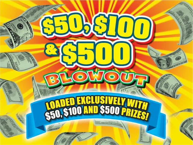 $50, $100 & $500 BLOWOUT