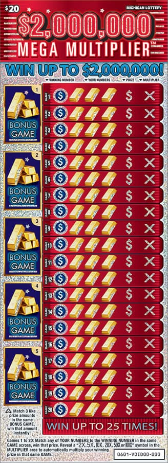 $2,000,000 MEGA MULTIPLIER