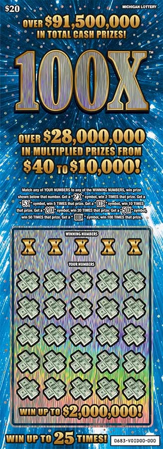 100X