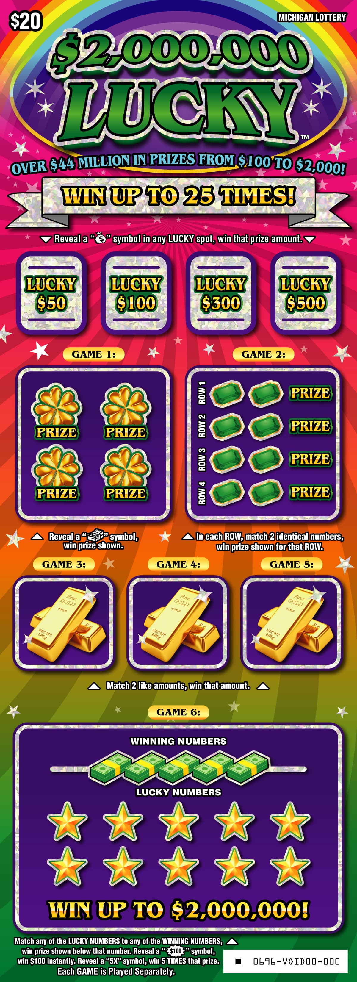 $2,000,000 LUCKY