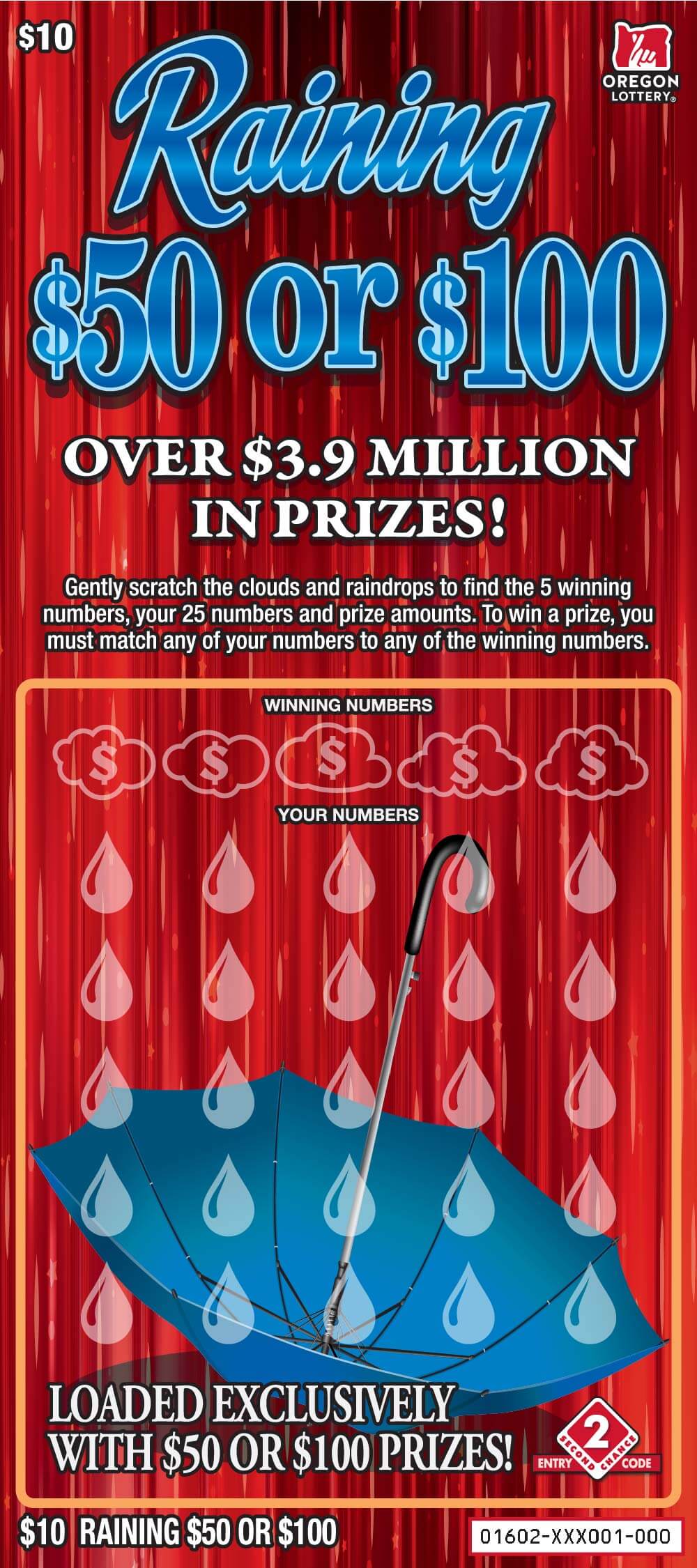 Raining $50 or $100