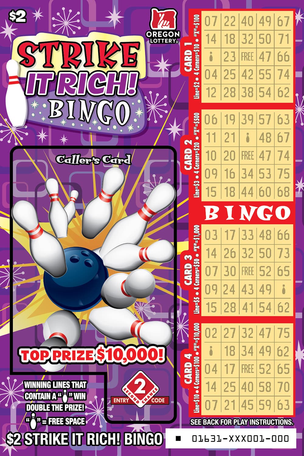 Strike It Rich! Bingo
