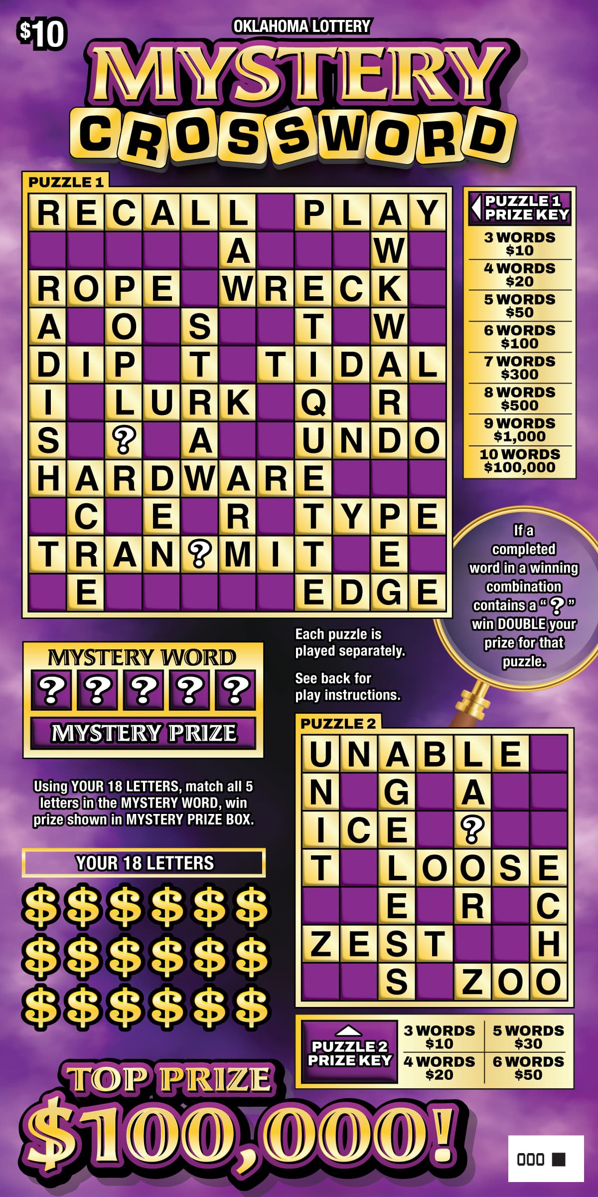 Mystery Crossword