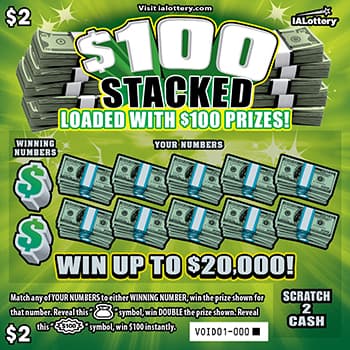 $100 Stacked