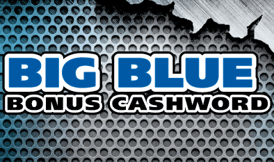 BIG BLUE BONUS CASHWORD 2025