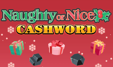 NAUGHTY OR NICE CASHWORD