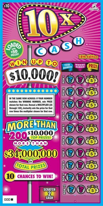 10X CASH 18TH EDITION