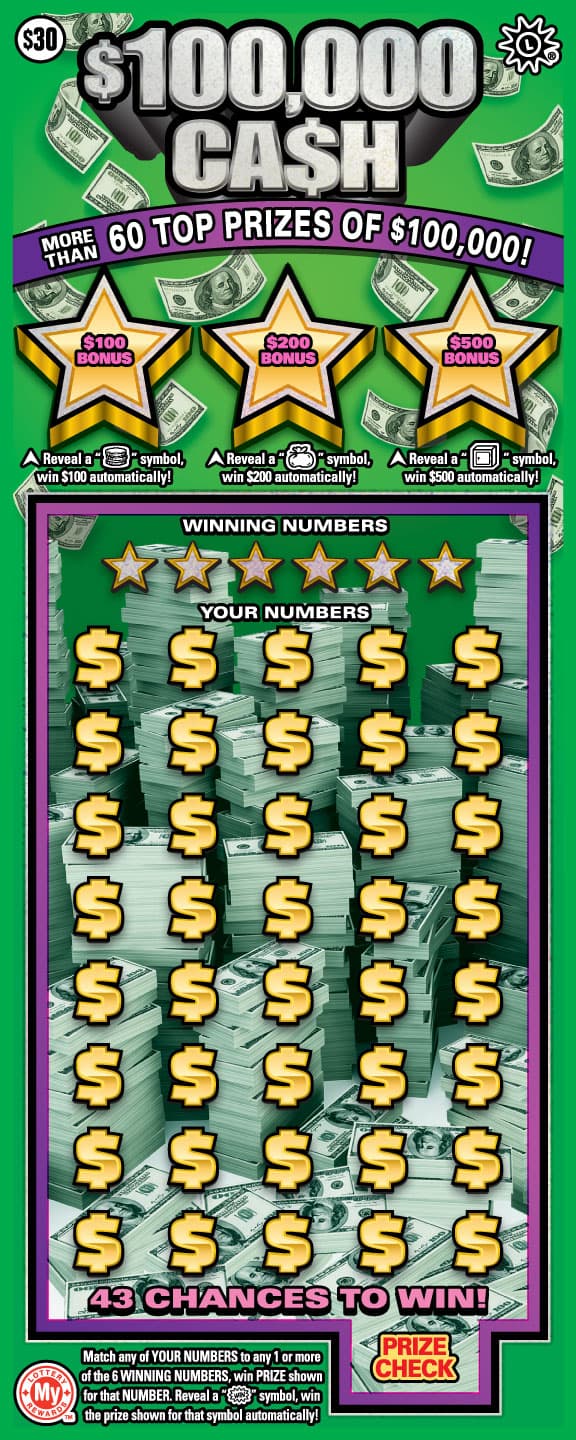 $100,000 Ca$h