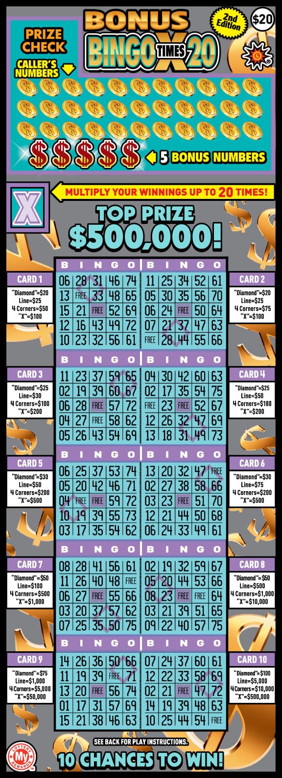 Bonus Bingo X20