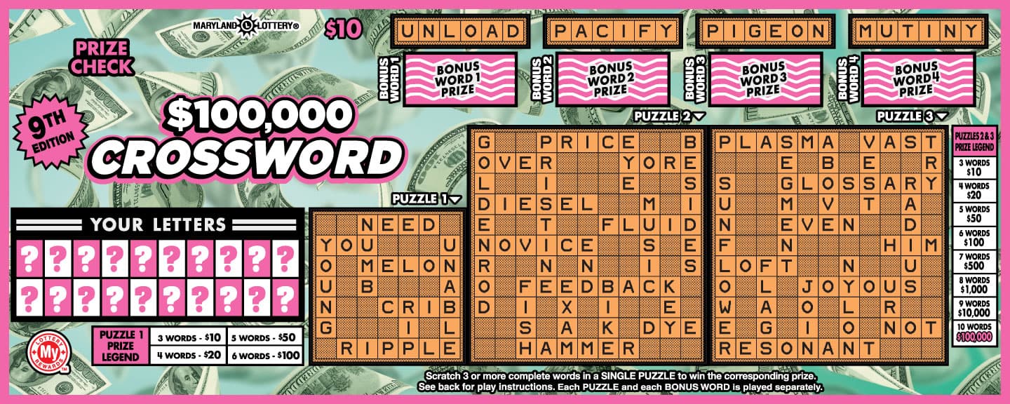 $100,000 Crossword