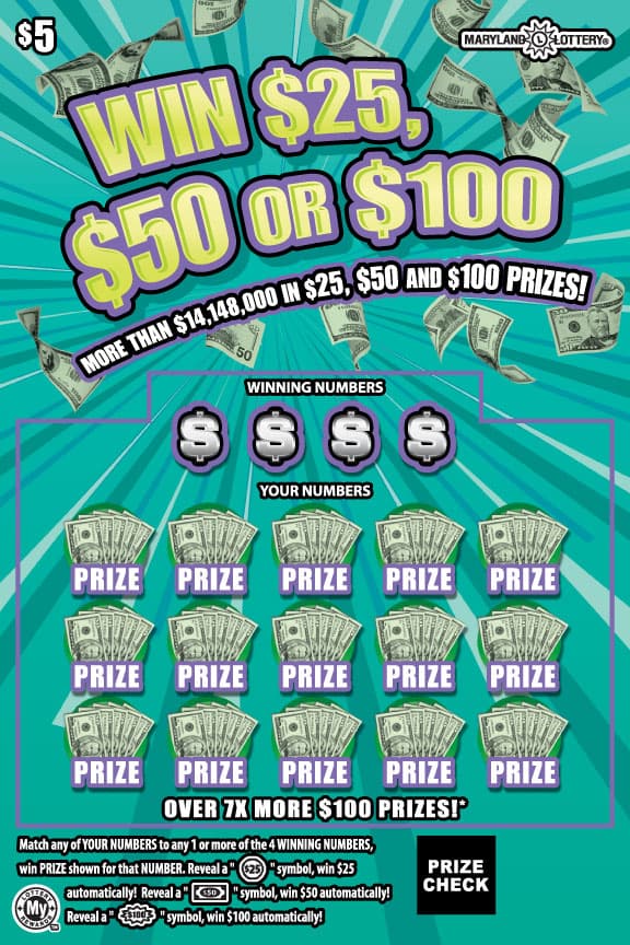 Win $25, $50 or $100