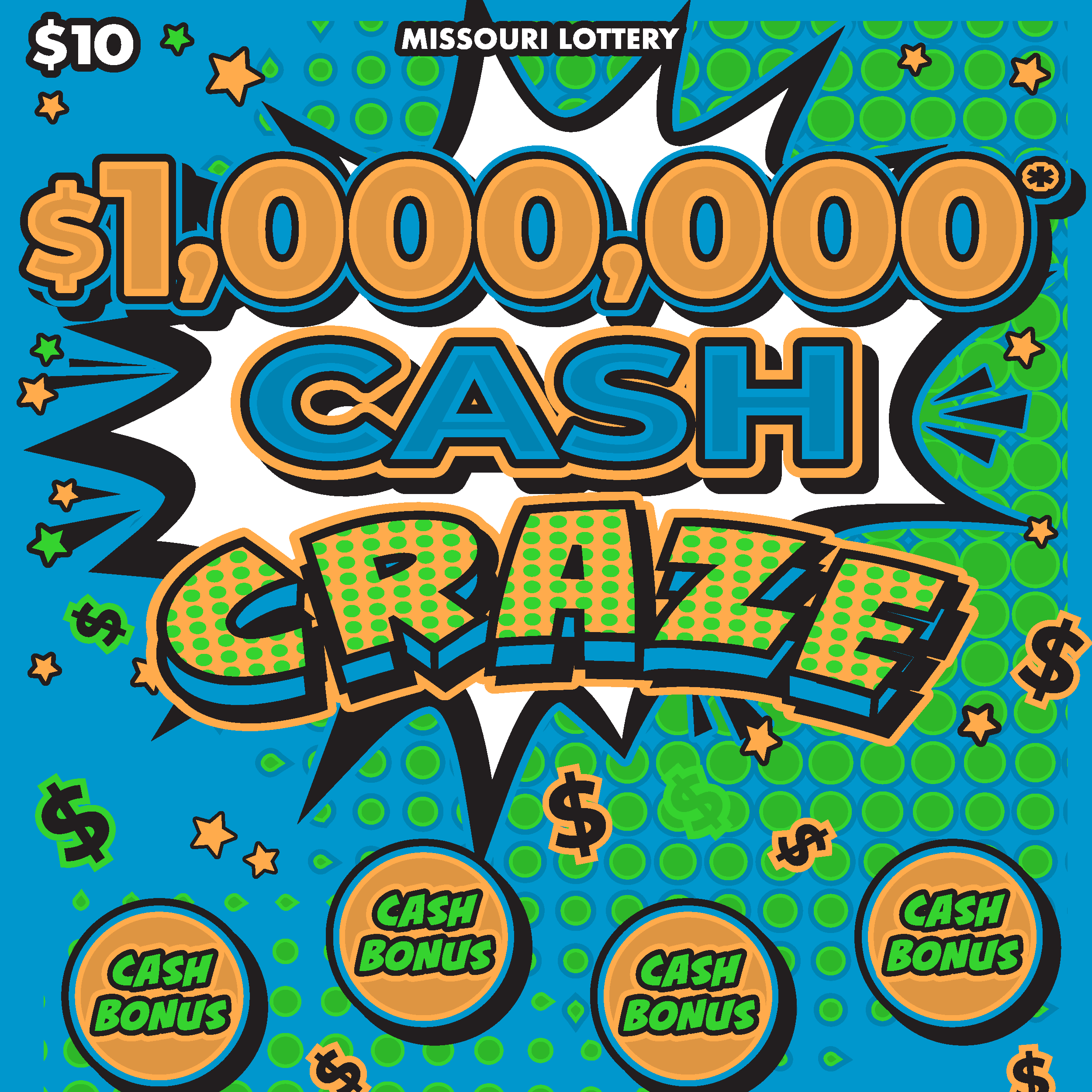 $1,000,000* CASH CRAZE