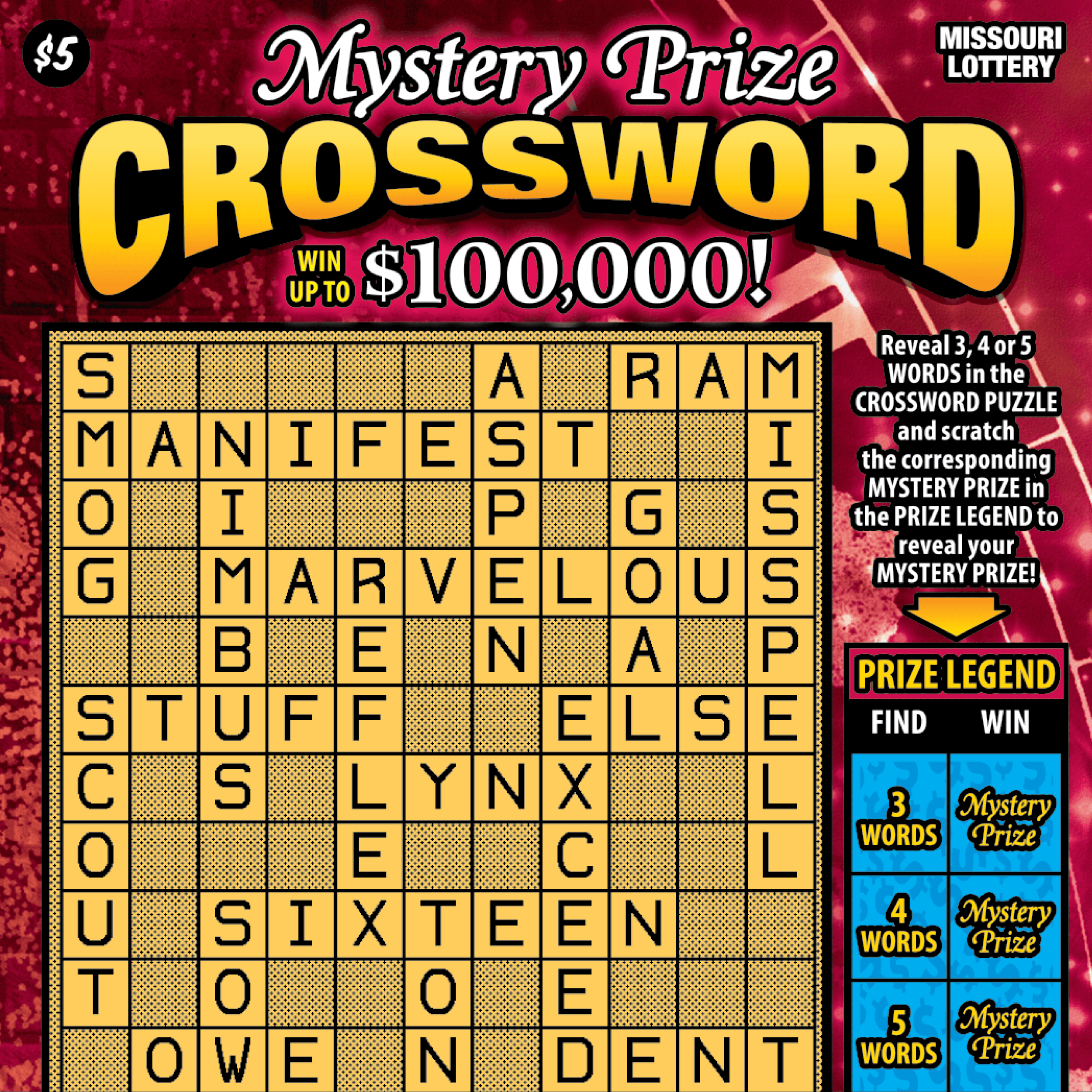 MYSTERY PRIZE CROSSWORD