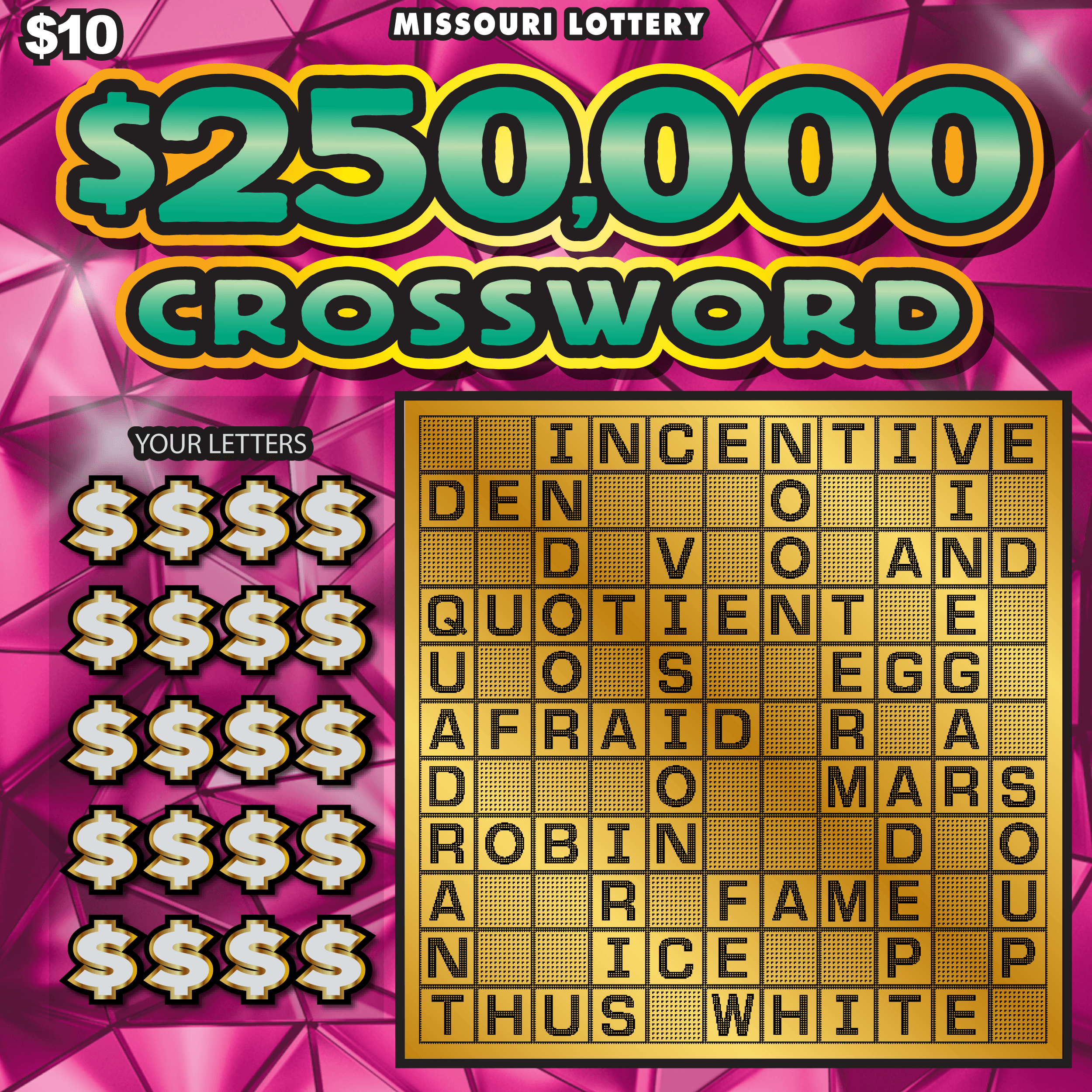 $250,000 CROSSWORD