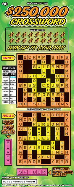 $250,000 Crossword
