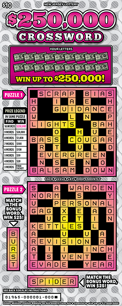$250,000 Crossword