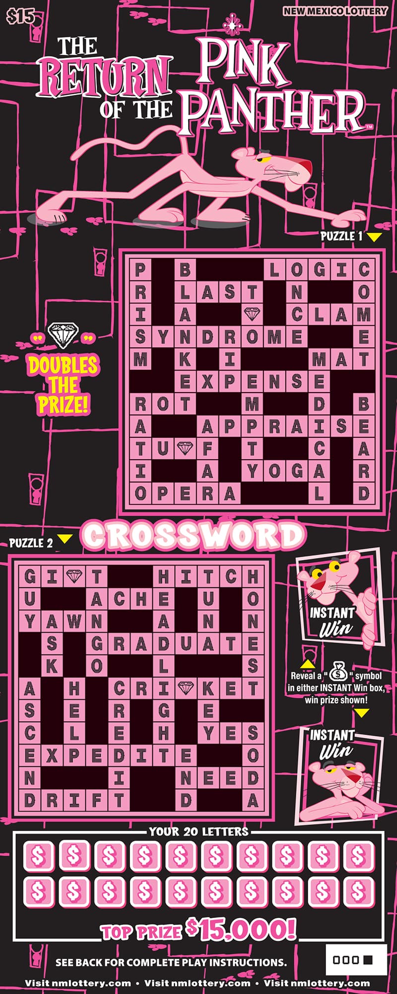The Return of the Pink Panther™ Crossword
