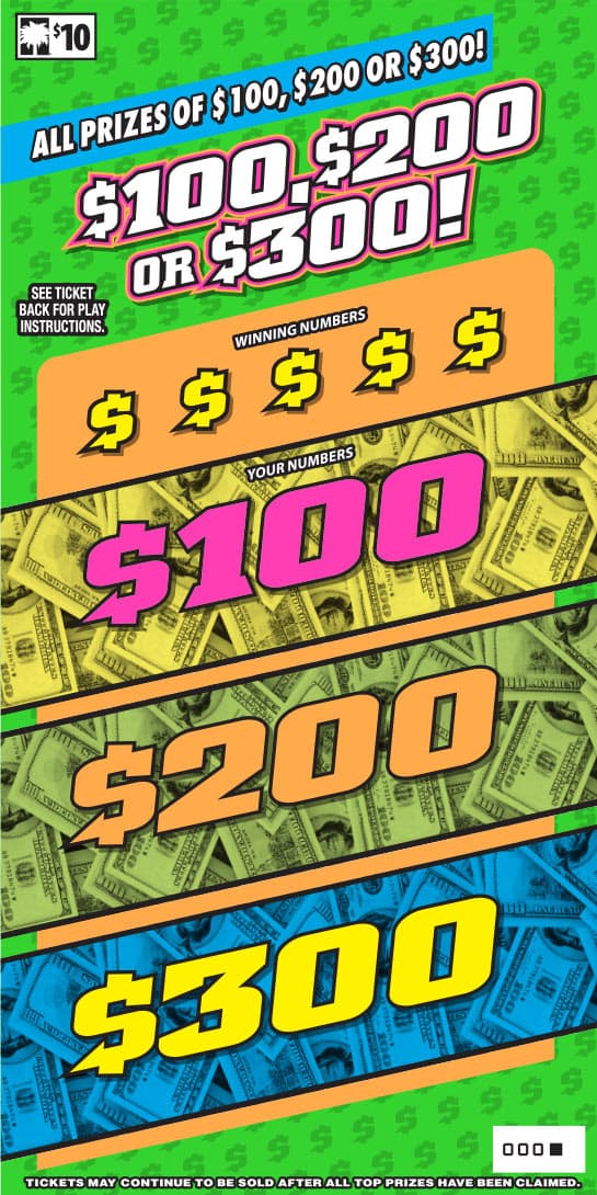 $100, $200 OR $300!