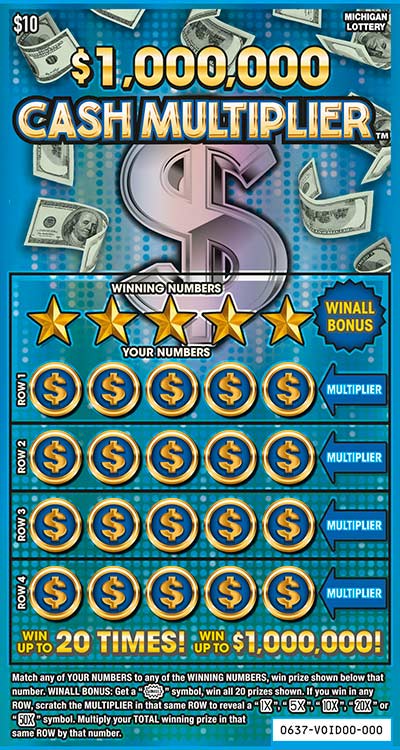 $1,000,000 CASH MULTIPLIER