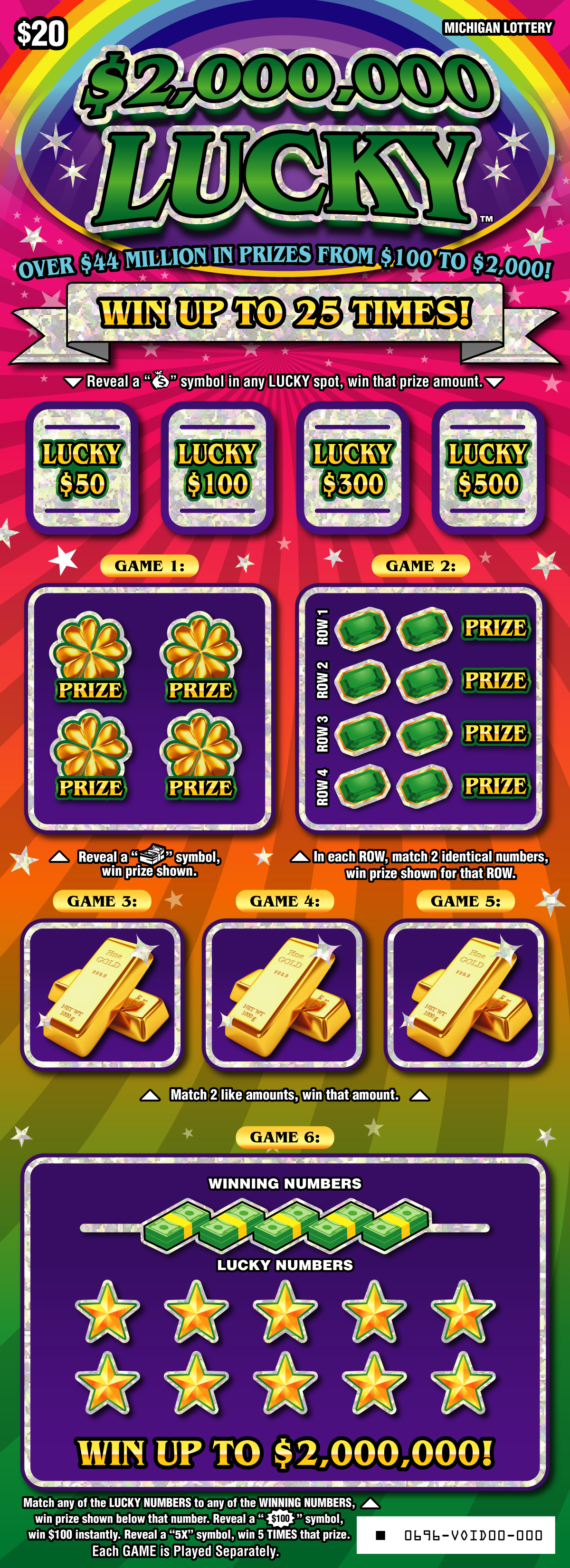 $2,000,000 LUCKY