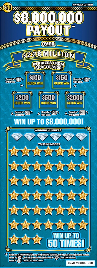 $8,000,000 PAYOUT