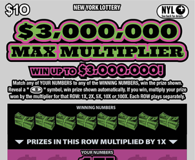 $3,000,000 MAX MULTIPLIER
